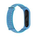 For Xiaomi Mi Band 5 Nylon Two-Section Loop Watch Band(Cape Blue)