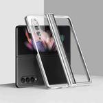 For Samsung Galaxy Z Fold3 5G Electroplating PC Full Coverage Shockproof Phone Case(Silver)