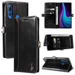 For Huawei P Smart Z / Y9 Prime GQUTROBE RFID Blocking Oil Wax Leather Phone Case(Black)