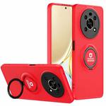 For Honor X9/X30 Eagle Eye Ring Holder Phone Case(Red + Black)