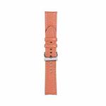 20mm For Samsung Galaxy Watch5 40mm / 44mm Litchi Texture Leather Watch Band(Pink)