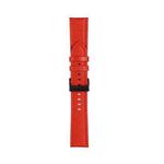20mm For Samsung Galaxy Watch5 40mm / 44mm Litchi Texture Leather Watch Band(Red)