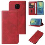 For Huawei Mate 20 Pro Magnetic Closure Leather Phone Case(Red)