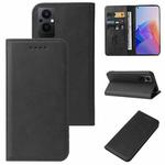 For OPPO Reno7 Z 5G Magnetic Closure Leather Phone Case(Black)