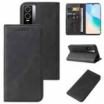 For vivo Y76 5G Magnetic Closure Leather Phone Case(Black)