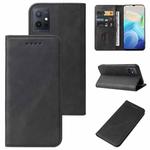 For vivo Y75 5G Magnetic Closure Leather Phone Case(Black)