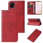 For For vivo Y52s 5G CN Version / iQOO U3 / U3x Magnetic Closure Leather Phone Case(Red)