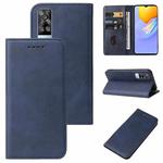 For vivo Y51a Magnetic Closure Leather Phone Case(Blue)