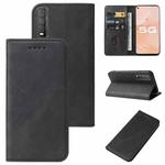 For vivo Y51s Magnetic Closure Leather Phone Case(Black)