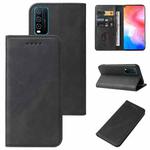 For vivo Y30 Magnetic Closure Leather Phone Case(Black)