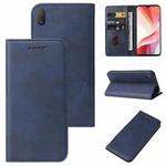 For vivo Y12i Magnetic Closure Leather Phone Case(Blue)