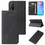 For vivo Y12s Magnetic Closure Leather Phone Case(Black)