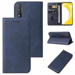 For vivo iQOO U1 Magnetic Closure Leather Phone Case(Blue)