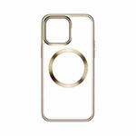 For iPhone 14 Pro TOTUDESIGN AA-188 Crystal Series TPU+PC MagSafe Case(Gold)