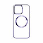 For iPhone 14 Pro TOTUDESIGN AA-188 Crystal Series TPU+PC MagSafe Case(Purple)