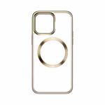 For iPhone 14 Pro Max TOTUDESIGN AA-188 Crystal Series TPU+PC MagSafe Case (Gold)