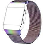 For FITBIT Ionic Milanese Watch Band, Small Size : 20.6X2.2cm(Colorful)