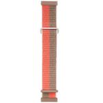 For Fitbit Versa 3 Nylon Rubber Buckle Watch Band(Wheat-colored)