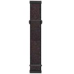 For Fitbit Versa 3 Nylon Rubber Buckle Watch Band(Official Black)