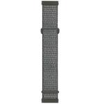 For Fitbit Versa 3 Nylon Rubber Buckle Watch Band(Grey)