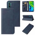 For Xiaomi Mi CC9 Pro Magnetic Closure Leather Phone Case(Blue)