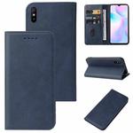 For Xiaomi Redmi 9AT Magnetic Closure Leather Phone Case(Blue)