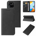 For Xiaomi Redmi 10C Magnetic Closure Leather Phone Case(Black)