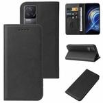 For Xiaomi Redmi K50 Magnetic Closure Leather Phone Case(Black)