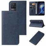 For Xiaomi Redmi K50 Pro Magnetic Closure Leather Phone Case(Blue)