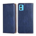 For TCL 305i Gloss Oil Solid Color Magnetic Leather Phone Case(Blue)