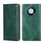 For Huawei nova Y90 4G Gloss Oil Solid Color Magnetic Leather Phone Case(Green)