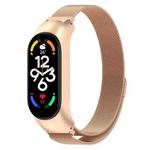 For Xiaomi Mi Band 7 / 7NFC Milan Metal Stainless Steel Watch Band(Rose Gold)