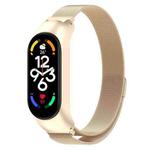 For Xiaomi Mi Band 7 / 7NFC Milan Metal Stainless Steel Watch Band(Champagne)