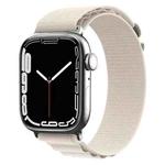 Nylon Watch Band For Apple Watch Series 8&7 45mm / SE 2&6&SE&5&4 44mm / 3&2&1 42mm (Starlight)