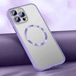 For iPhone 14 Pro Max Skin Feel MagSafe Magnetic Case (Lavender Purple)