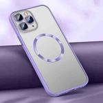 For iPhone 11 Pro Max Skin Feel MagSafe Magnetic Case (Lavender Purple)