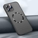 For iPhone 11 Pro Skin Feel MagSafe Magnetic Case (Black)