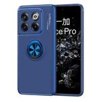 For OnePlus 10T/Ace Pro Metal Ring Holder TPU Phone Case(Blue)