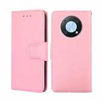 For Huawei nova Y90 4G Crystal Texture Horizontal Flip Leather Phone Case(Pink)