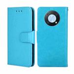 For Huawei nova Y90 4G Crystal Texture Horizontal Flip Leather Phone Case(Light Blue)