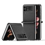 For Samsung Galaxy Z Flip3 5G DUX DUCIS Bril Series PU + TPU Phone Case(Black)