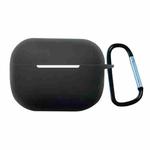Earphone Silicone Protective Case with Buckle For AirPods Pro 2(Black)
