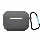 Earphone Silicone Protective Case with Buckle For AirPods Pro 2(Galaxy Grey)