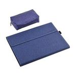 For Microsoft Surface Pro 9 All-Inclusive Drop Tablet PC Case With Power Pack(Dark Blue)