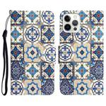 For iPhone 13 Pro Colored Drawing Leather Phone Case (Vintage Totem)