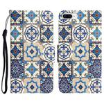 Colored Drawing Leather Phone Case For iPhone 7 Plus / 8 Plus(Vintage Totem)