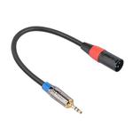 TC194BUXK108-03 3.5mm TRS Male to XLR 3pin Male Microphone Audio Cable, Length: 30cm