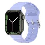 Ocean Ripple Watch Band For Apple Watch Series 8&7 41mm / SE 2&6&SE&5&4 40mm(Lilac)