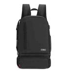 CADeN D6 VI 2 in 1 Camera Backpack Shoulders Nylon Camera Lens Bag, Size:32 x 17 x 59cm(Black)