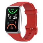 For OPPO Band 2 Solid Color Soft Silicone Watch Band(Red)
